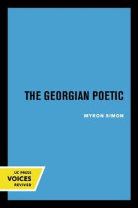 Produktbild: Simon, M: The Georgian Poetic
