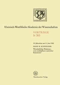 Produktbild: Wirtschaftliches Wachstum &mdash; trotz ersch&ouml;pfbarer nat&uuml;rlicher Ressourcen?