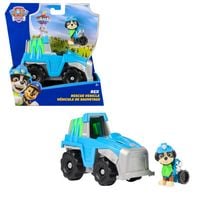 Produktbild: PAW Patrol - Rex-Figur mit Dinosaurier-Rettungsfahrzeug, stabiles Basis-Fahrzeug (2025), authentisches Spielzeug zur Serie f&uuml;r Kinder ab 3 Jahren