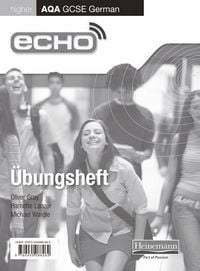 Produktbild: Echo AQA GCSE German Higher Workbook 8 Pack