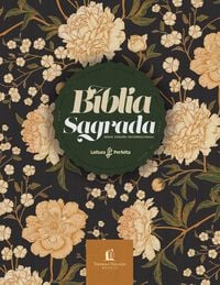 Produktbild: Bíblia Sagrada NVI, Couro Soft, Flores, Espaço Anotações