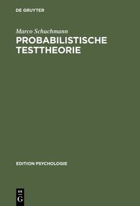 Produktbild: Probabilistische Testtheorie