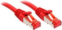 Produktbild: LINDY 47735 RJ45 Netzwerkkabel, Patchkabel CAT 6 S/FTP 3.00 m Rot 1 St.