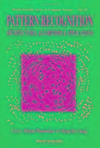 Produktbild: Pattern Recognition: Architectures, Algorithms and Applications