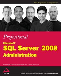 Produktbild: Professional Microsoft SQL Server 2008 Administration