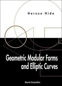 Produktbild: Geometric Modular Forms and Elliptic Curves
