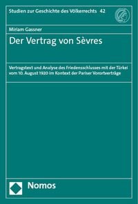 Produktbild: Der Vertrag von S&egrave;vres