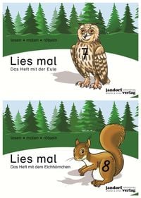 Lies mal - Die Hefte Band 7 und Band 8 im Paket (Eule und Eichhörnchen) von Peter Wachendorf