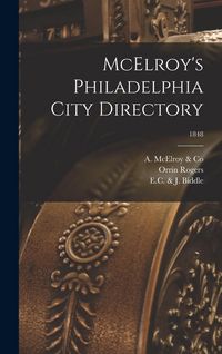 Produktbild: McElroy's Philadelphia City Directory; 1848