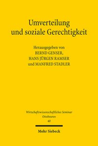 Produktbild: Umverteilung und soziale Gerechtigkeit