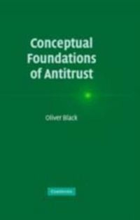 Produktbild: Conceptual Foundations of Antitrust