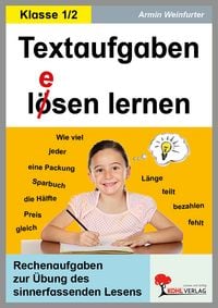 Produktbild: Textaufgaben l&ouml;sen lernen / Klasse 1-2