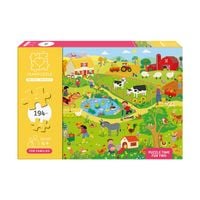 Produktbild: TEAMPUZZLE &ndash; Auf dem Bauernhof &ndash; 194 Teile &ndash; Kinderpuzzle mit gro&szlig;en & kleinen Teilen