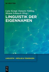 Produktbild: Linguistik der Eigennamen