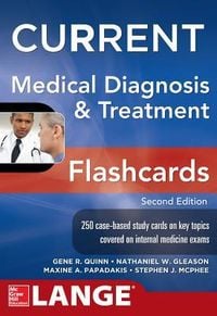 Produktbild: Current Medical Diagnosis and Treatment Flashcards, 2e