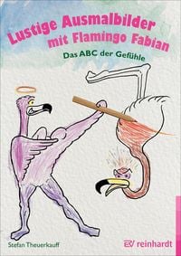 Produktbild: Lustige Ausmalbilder mit Flamingo Fabian