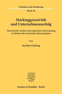 Produktbild: Marktaggressivit&auml;t und Unternehmenserfolg.