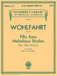 Produktbild: 50 Easy Melodious Studies, Op. 74 - Book 1