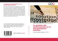 Produktbild: La gestion del conocimiento en la microempresa familiar.