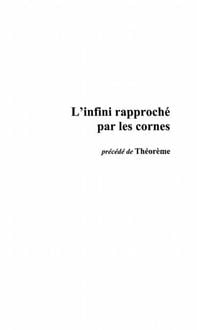 Produktbild: Infini rapproche par les cornes
