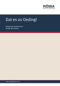 Produktbild: Dat es os Oeding!