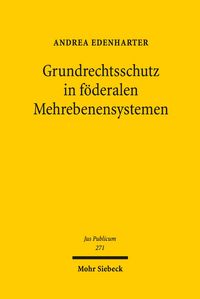 Produktbild: Grundrechtsschutz in f&ouml;deralen Mehrebenensystemen