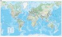 Bild vom Artikel KuF Die Welt, physische Karte 1 : 30 000 000, plano vom Autor 