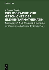 Produktbild: Bibliographie zur Geschichte der Elementarmathematik