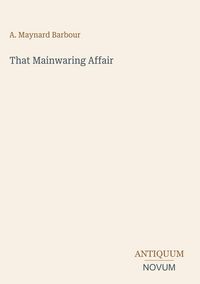 Produktbild: That Mainwaring Affair