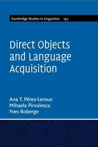 Produktbild: Direct Objects and Language Acquisition