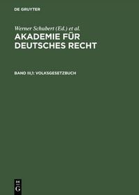 Produktbild: Volksgesetzbuch