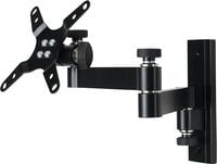 Produktbild: SpeaKa Professional Monitor-Wandhalterung SP-6444400 1 Display(s) 33,0 cm (13") - 76,2 cm (30") Schwarz Neigbar, Schwenkbar, Ausziehbar