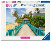 Produktbild: Erwachsenenpuzzle 1000 Teile - Farbenfrohe Br&uuml;cke in Malaysia