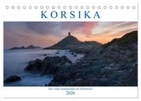 Produktbild: Korsika, das wilde Inselparadies im Mittelmeer (Tischkalender 2026 DIN A5 quer), CALVENDO Monatskalender