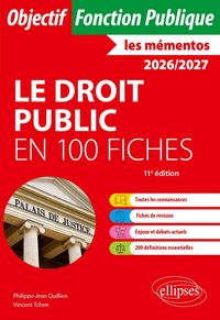 Produktbild: Le droit public en 100 fiches