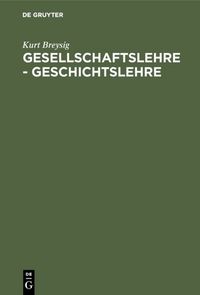 Produktbild: Gesellschaftslehre - Geschichtslehre
