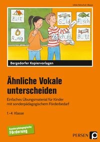Produktbild: &Auml;hnliche Vokale unterscheiden