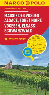 Bild vom Artikel MARCO POLO Regionalkarte Vogesen, Elsass, Schwarzwald 1:200.000 vom Autor 