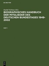 Produktbild: Biographisches Handbuch der Mitglieder des Deutschen Bundestages 1949-2002