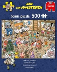 Bild vom Artikel Jumbo 20034 - Jan van Haasteren, Prosit Neujahr, Comic-Puzzle, 500 Teile vom Autor 