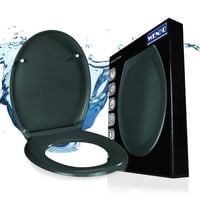 Produktbild: WC Sitz Mod. Ottana Dunkelgrau, Toilettendeckel mit Absenkautomatik