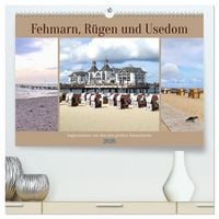 Produktbild: Fehmarn, R&uuml;gen und Usedom - Impressionen von den drei gro&szlig;en Ostseeinseln (hochwertiger Premium Wandkalender 2026 DIN A2 quer), Kunstdruck in Hochglanz