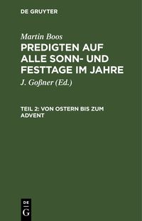 Produktbild: Von Ostern bis zum Advent