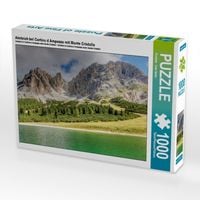 Produktbild: CALVENDO Puzzle Almteich bei Cortina d Ampezzo mit Monte Cristallo | 1000 Teile Lege-Gr&ouml;&szlig;e 64x48cm Foto-Puzzle f&uuml;r gl&uuml;ckliche Stunden