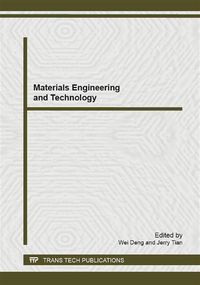 Produktbild: Materials Engineering and Technology