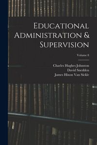 Produktbild: Educational Administration & Supervision; Volume 8