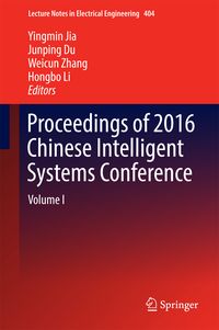 Produktbild: Proceedings of 2016 Chinese Intelligent Systems Conference