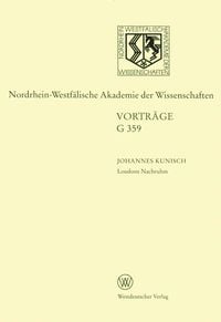 Produktbild: Loudons Nachruhm. Die Geschichte einer Sinnstiftung