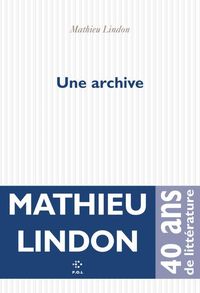 Produktbild: Une Archive