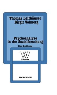 Produktbild: Psychoanalyse in der Sozialforschung